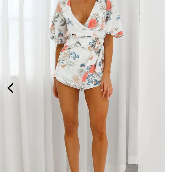 Adorable floral romper, ideal for summer, only worn once, in pristine condition. - Picture 3 of 3